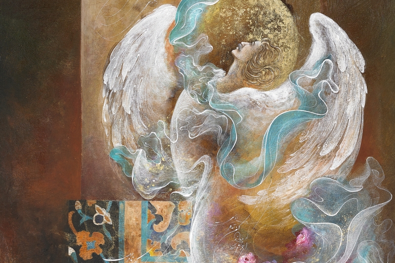 The Great Transcendence by Master Alijan Alijanpour – Contemporary symbolic painting