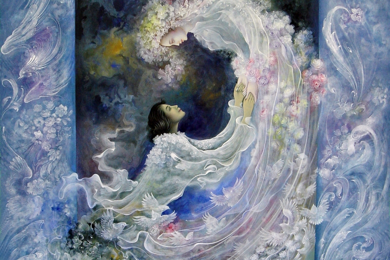 The Tree of Life by Master Alijan Alijanpour – Contemporary symbolic painting